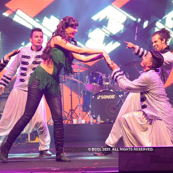 Kushaal and Roshni's sangeet ceremony