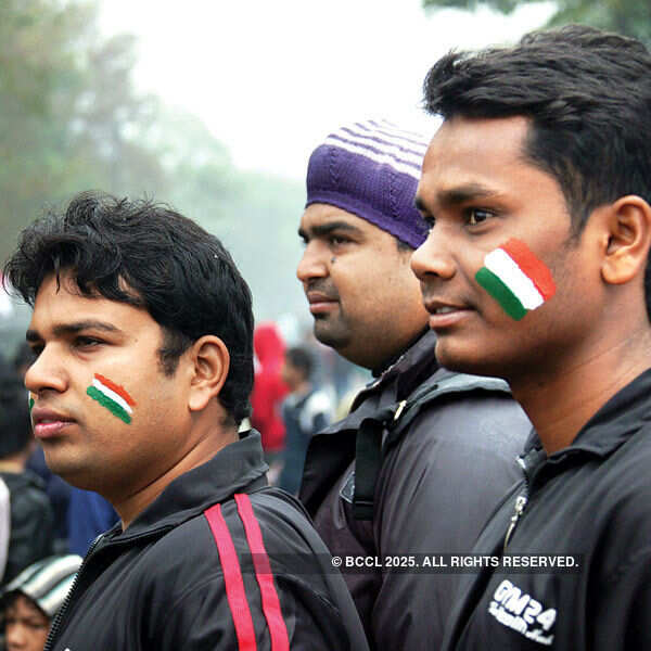 Patriotic spirit rules on Raahgiri Day