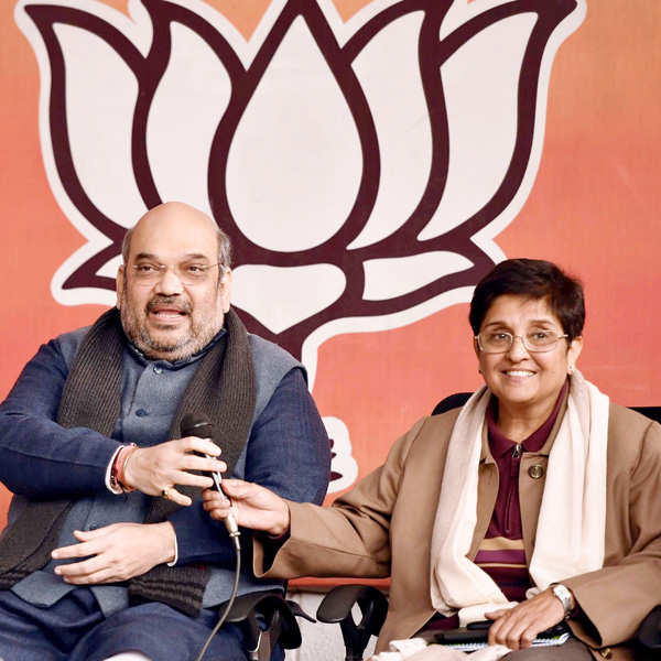 Choice of Kiran Bedi was strategic: Amit Shah