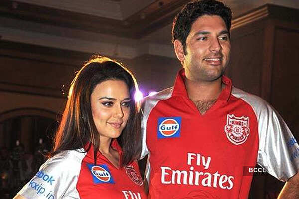 Image result for Yuvraj Singh and Preity Zinta