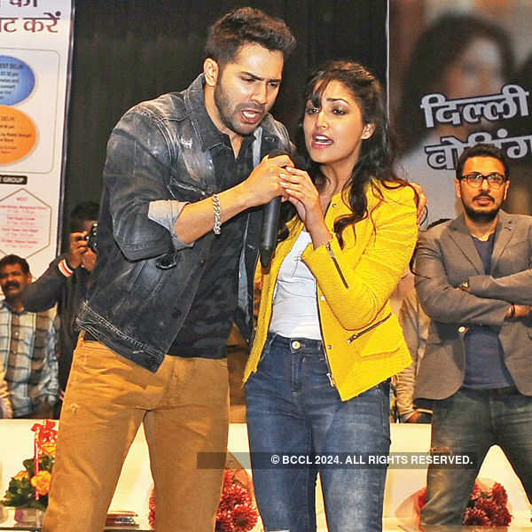 Varun and Yami visit Delhi