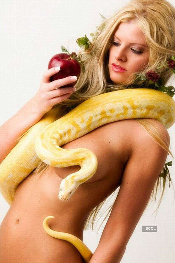 Hotties with snakes