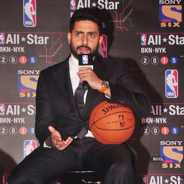 Abhishek endorses NBA All-Star Weekend