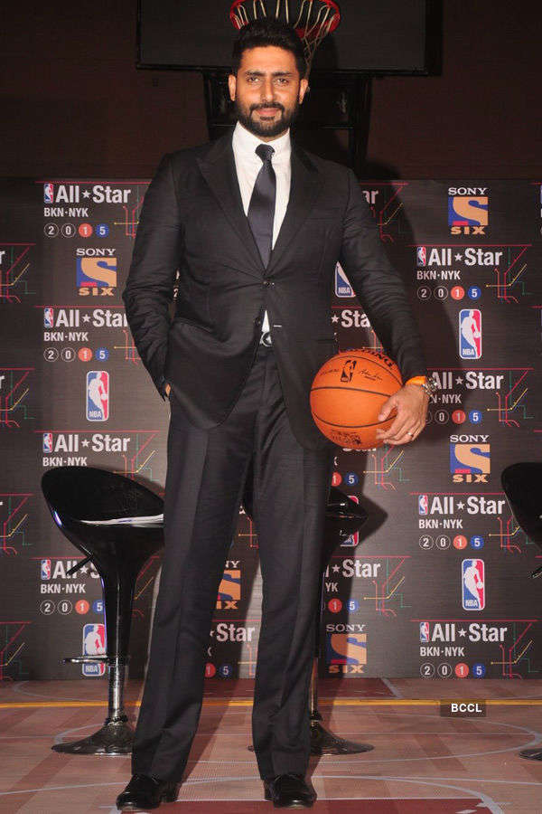 Abhishek endorses NBA All-Star Weekend