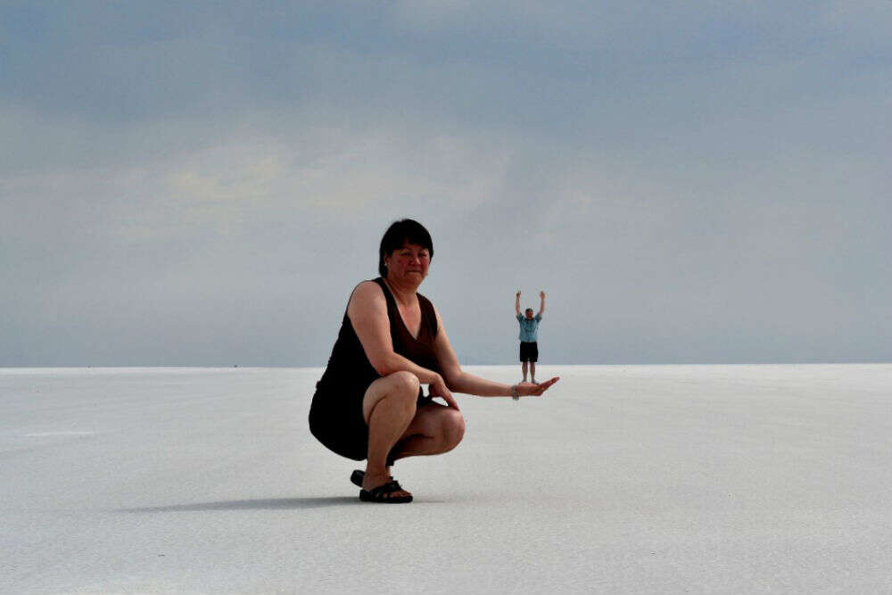 Bonneville salt flats