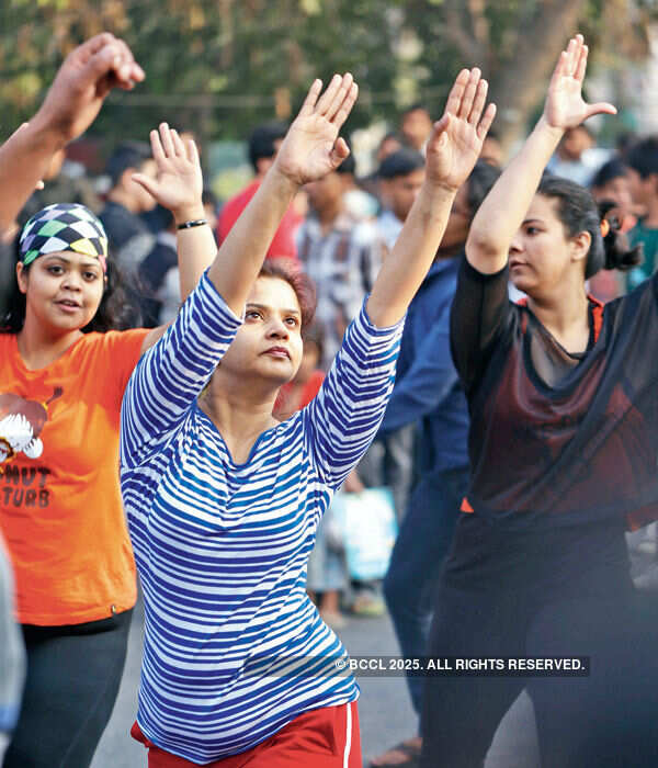 Fun and awareness at Gurgaon Raahgiri