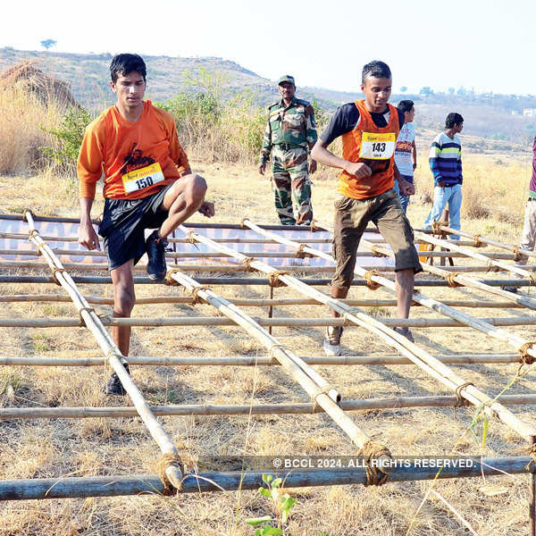 Obstacle race in Kolhapur