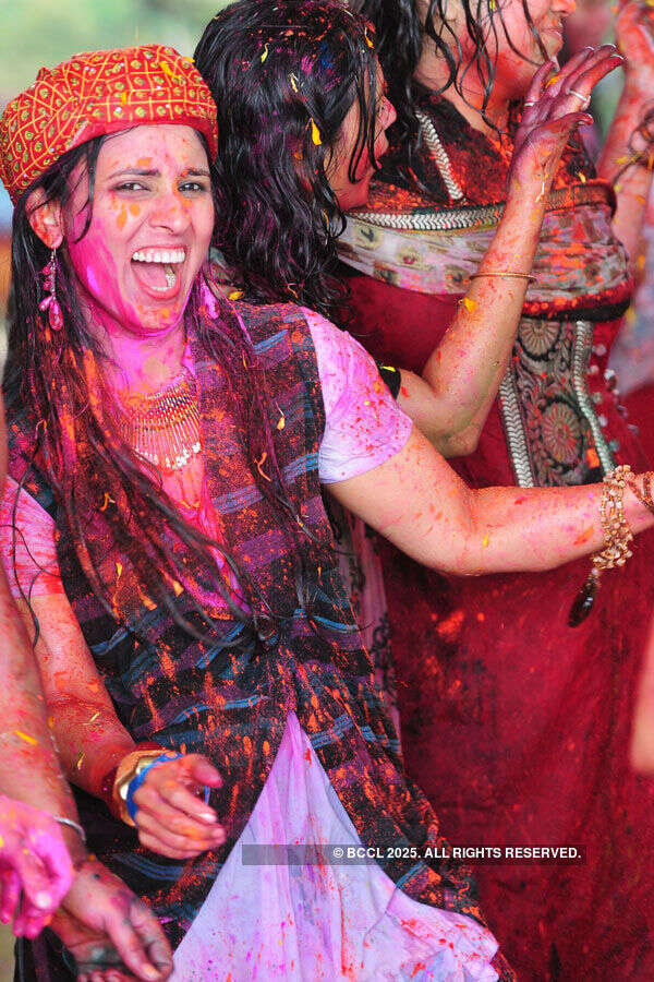 Ladies' club celebrate Holi