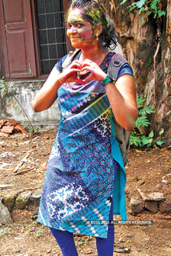 Holi celebrations in the city