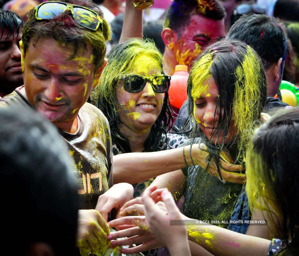 Holi party @ Park Hotel