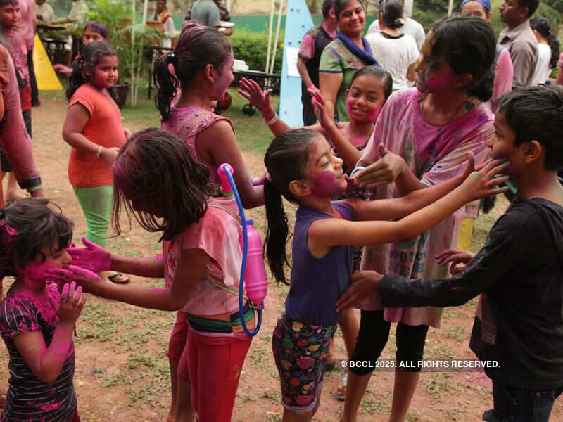 Bengaluru gets colourful on Holi