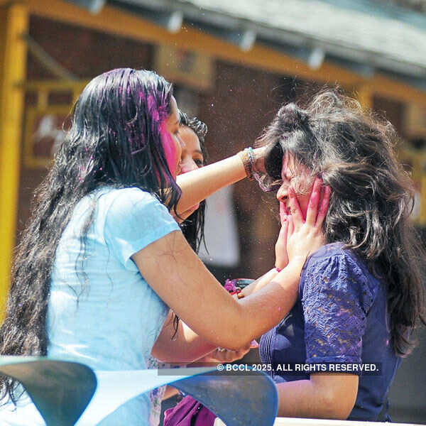 Rain dance & Holi masti for college goers