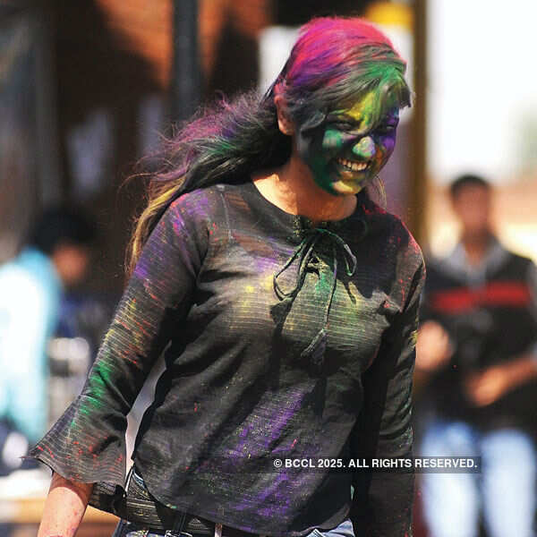 Rain dance & Holi masti for college goers