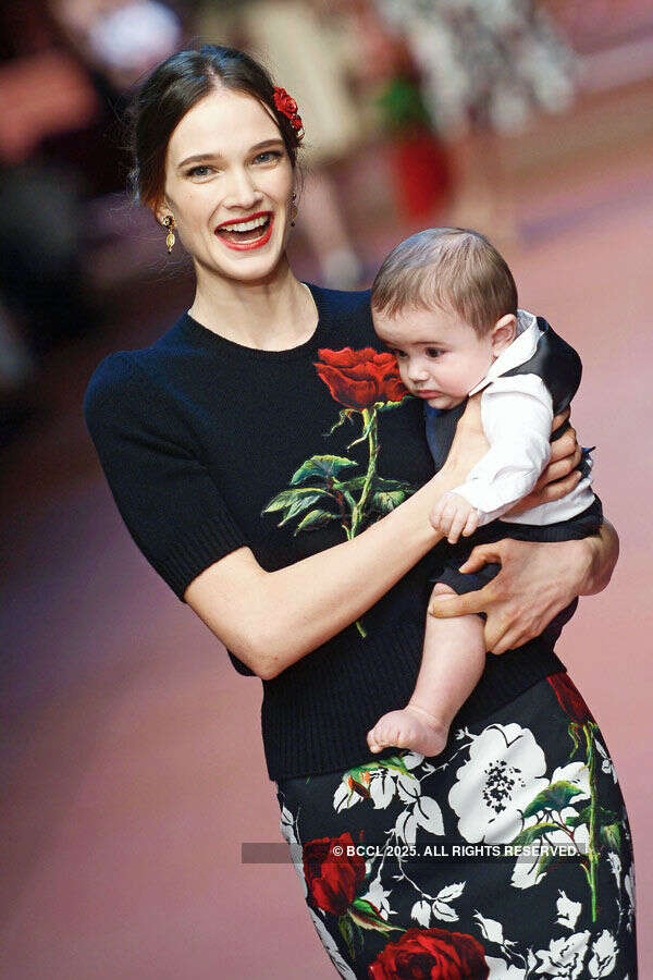 Models showcase motherhood @ the Milan Fashion Week