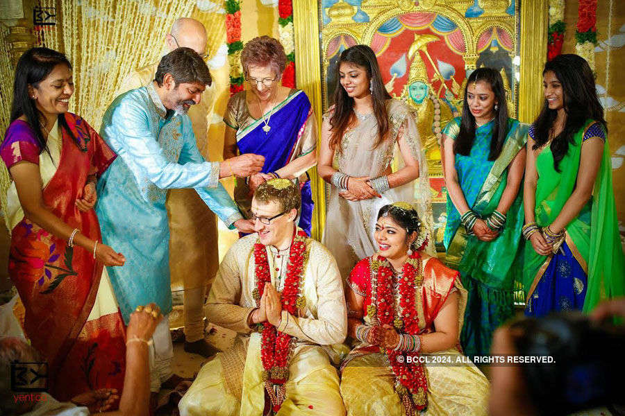 Meghana & Chad Bowen tie the knot in Hyderabad