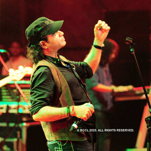 Mohit Chauhan at a musical concert