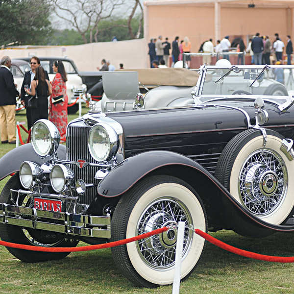 Vintage automobiles exhibition