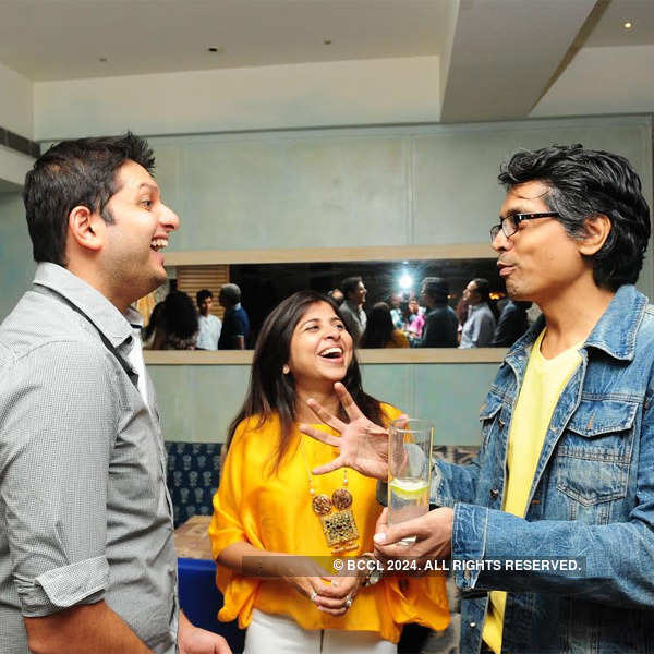 Nagesh Kukunoor at a filmy party