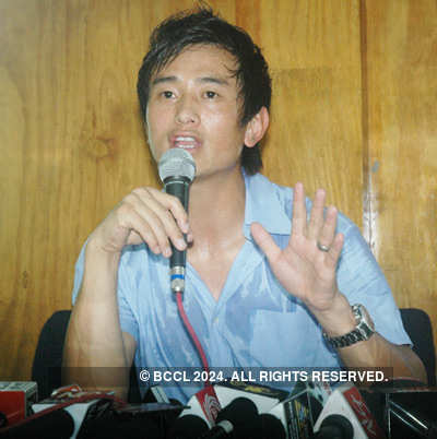 Bhaichung Bhutia at press meet