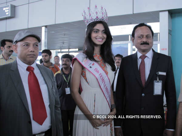 Take a look at Miss India first runner up 2015 Aafreen Vaz's homecoming