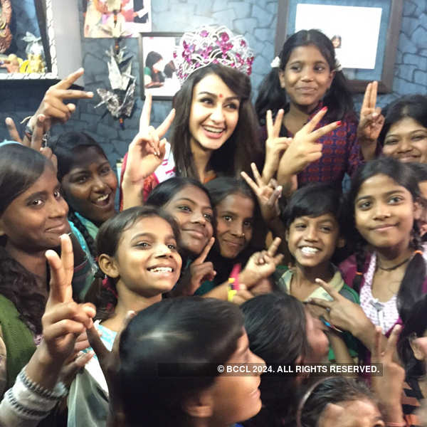 Aditi Arya's NGO visit to Protsahan