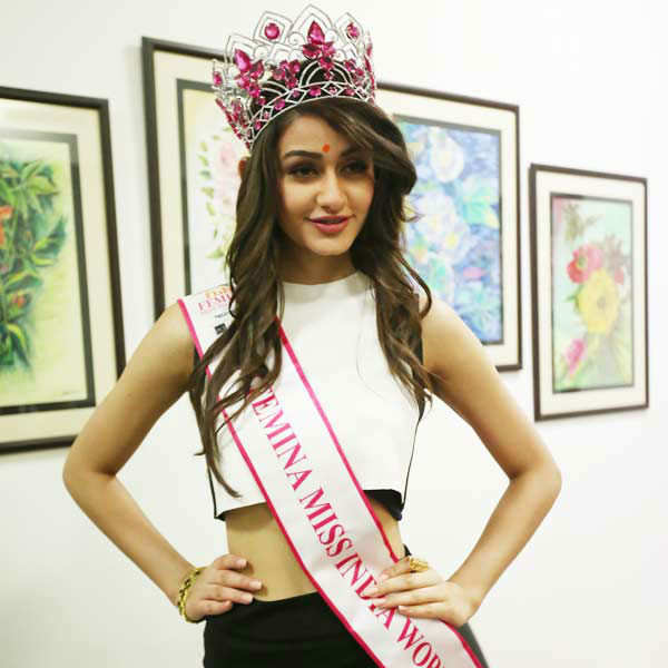 Miss India Aditi Arya's homecoming: In Pics