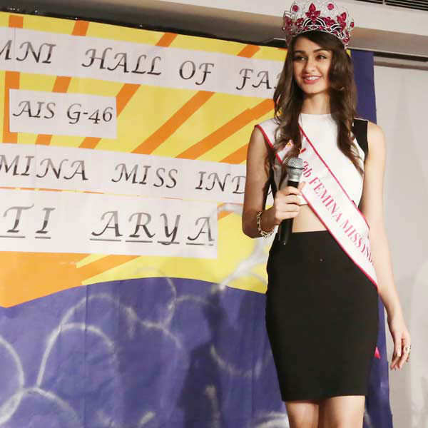 Miss India Aditi Arya's homecoming: In Pics