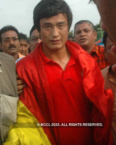 Bhaichung Bhutia at press meet