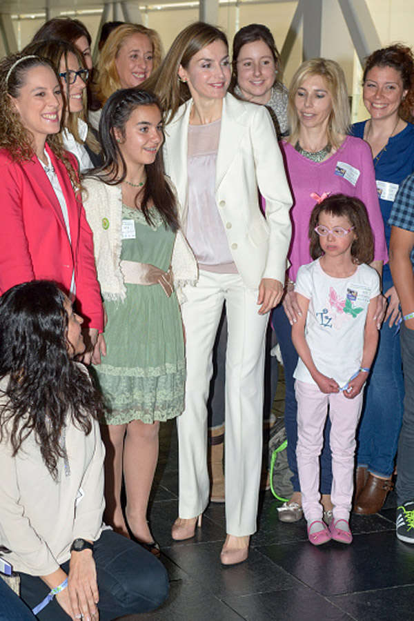 Queen Letizia Attends the Congress of Rare Childhood Diseases