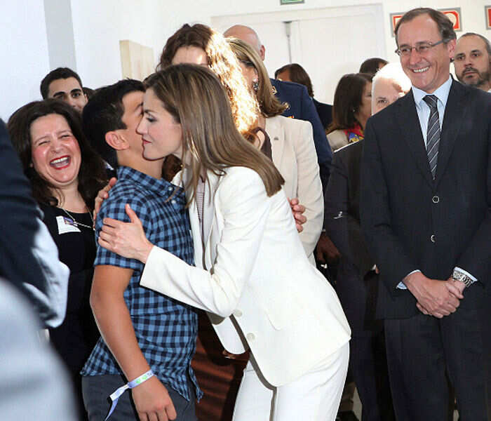 Queen Letizia Attends the Congress of Rare Childhood Diseases