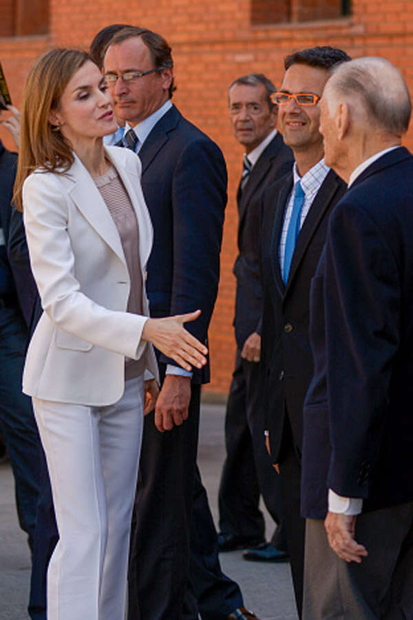 Queen Letizia Attends the Congress of Rare Childhood Diseases