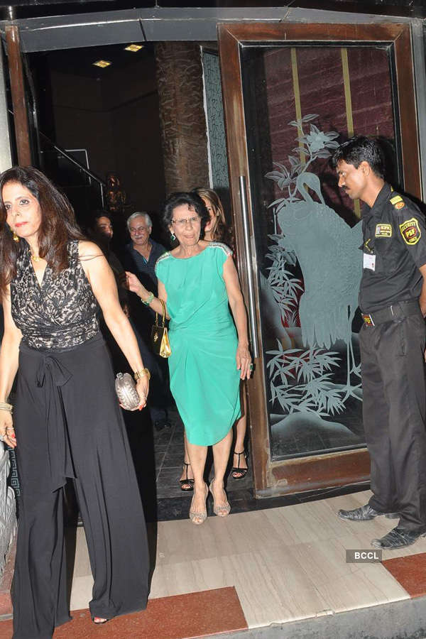 Babita Kapoor's birthday party