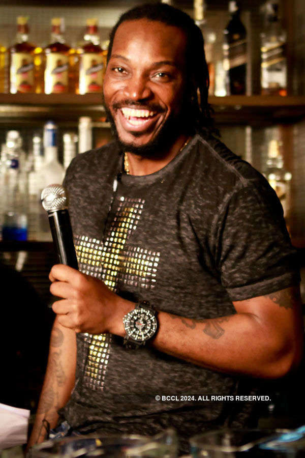 Chris Gayle turns DJ