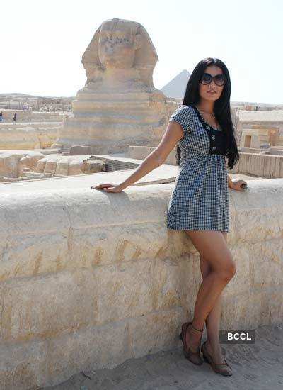 Celina visits Egypt