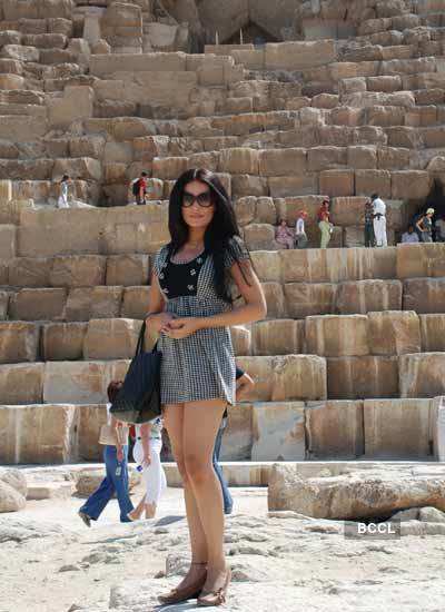 Celina visits Egypt