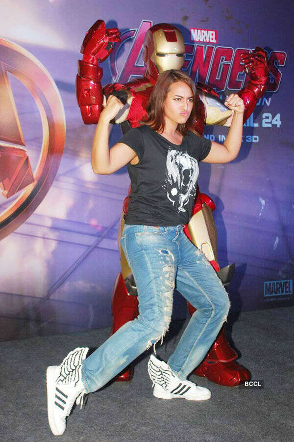 Celebs watch Avengers