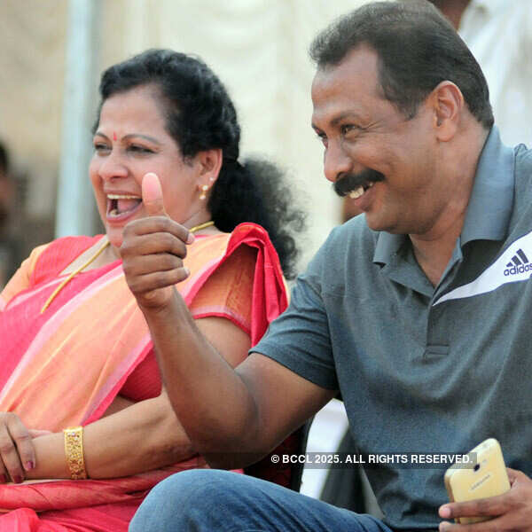 Shwetha Menon at Trivandrum Press Club