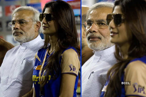 Shilpa Shetty's glamorous moments at the IPL