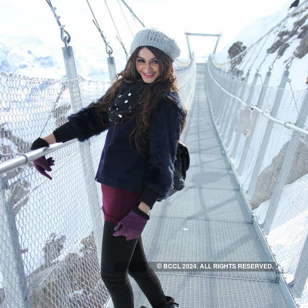 Mt.Titlis visit by Miss Indias