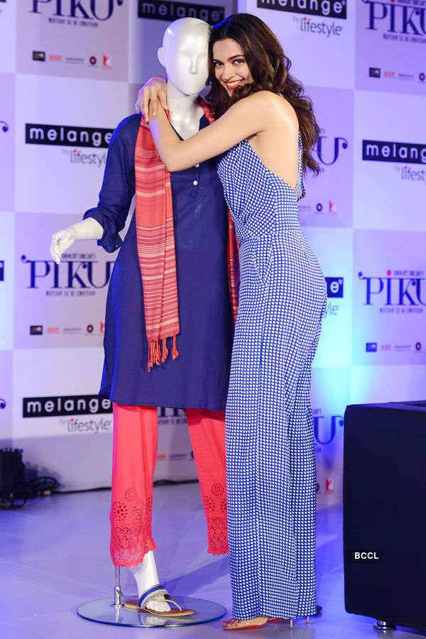 Deepika, Irrfan unveil Piku Melange collection