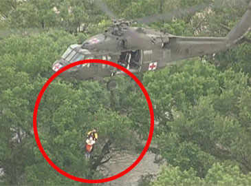 Dramatic Rescue Operation Caught On Camera
