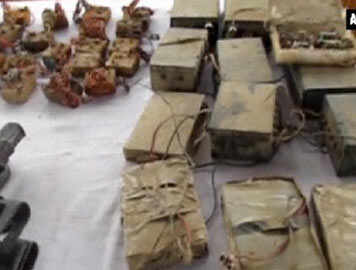 Security forces recover huge cache of arms and ammunition in Kashmir