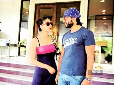 Kareena & Saif in Delhi