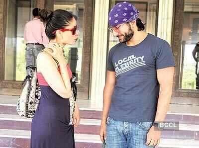 Kareena & Saif in Delhi