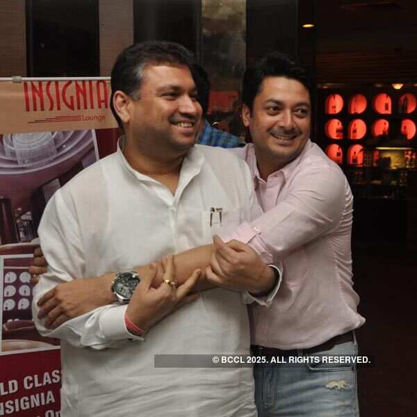 Sundeep Bhutoria and Jishu U Sengupta during the special screening of Bollywood movie Piku  Photogallery Times of India