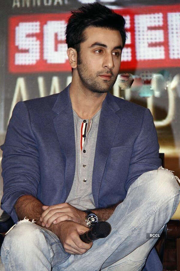 Ranbir Kapoor: Now that&rsquo;s a cheesy way to hold a mike Ranbir! Photogallery - Times of India