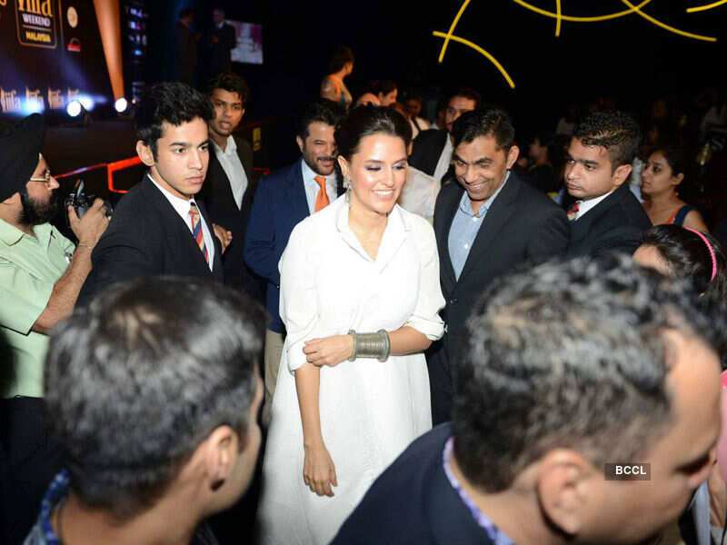 Neha Dhupia during the press meet of IIFA Awards 2015- Photogallery  - Times of India