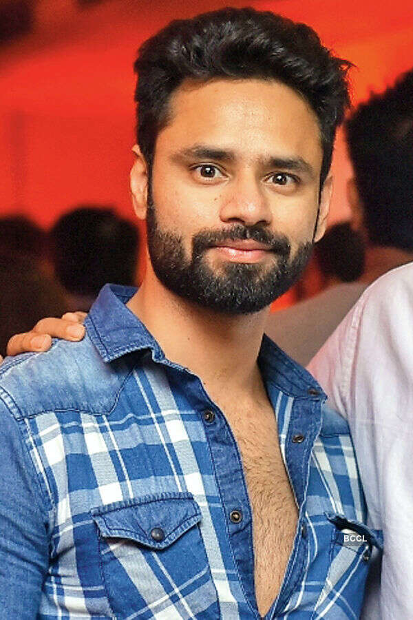 Nitin Chaudhary during the party Photogallery - Times of India