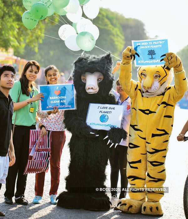 Participants display placards and posters  Photogallery - Times of India