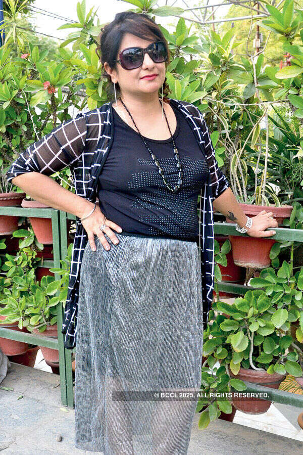 Shalu poses during a party Photogallery - Times of India